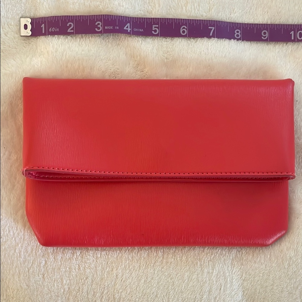 Neiman Marcus Vibrant Coral Clutch